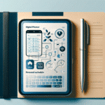 planner digital para agenda pessoal