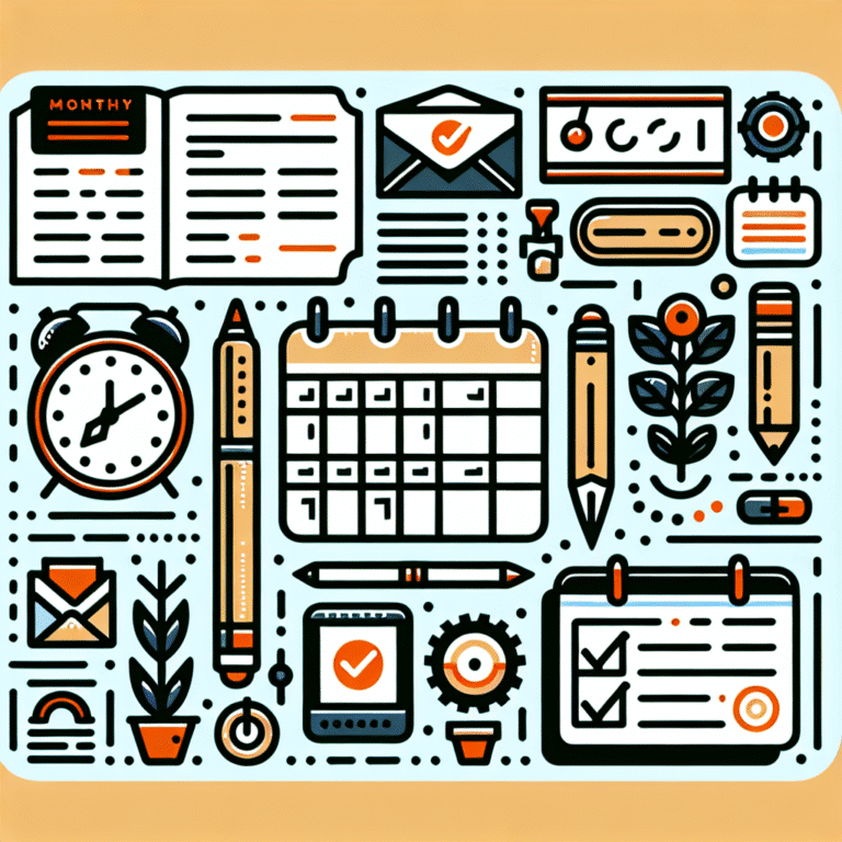 templates para planejamento mensal