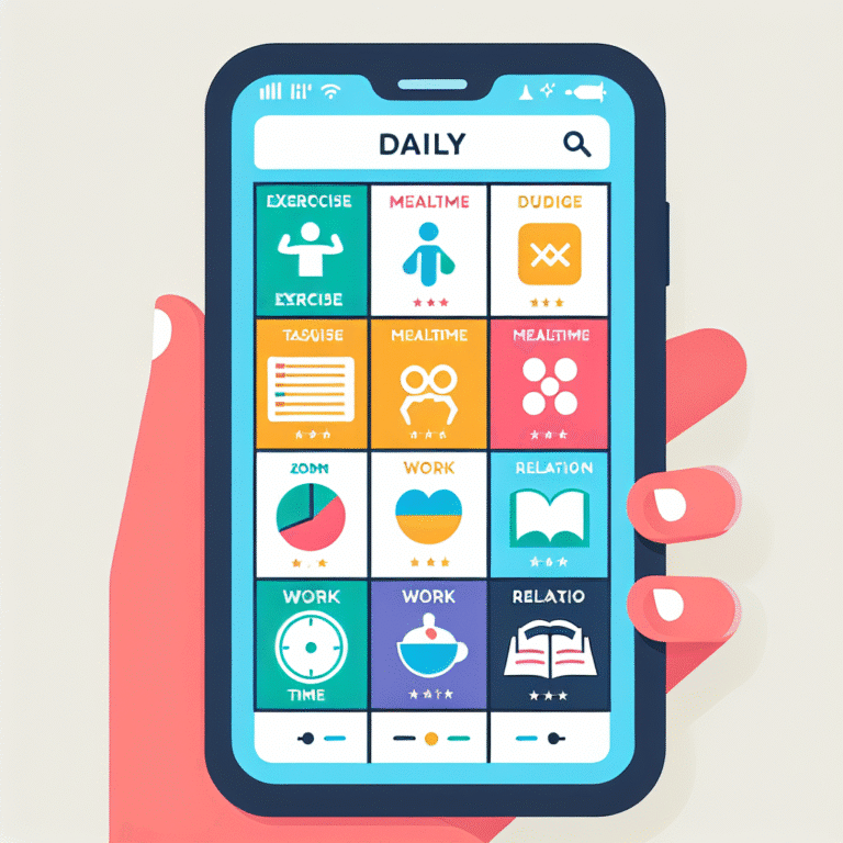 planner digital para rotina diária