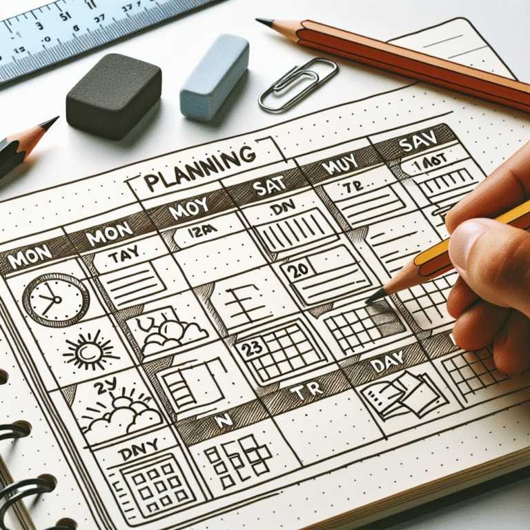 Planejamento semanal descomplicado: templates práticos