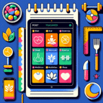 planner digital para hábitos saudáveis