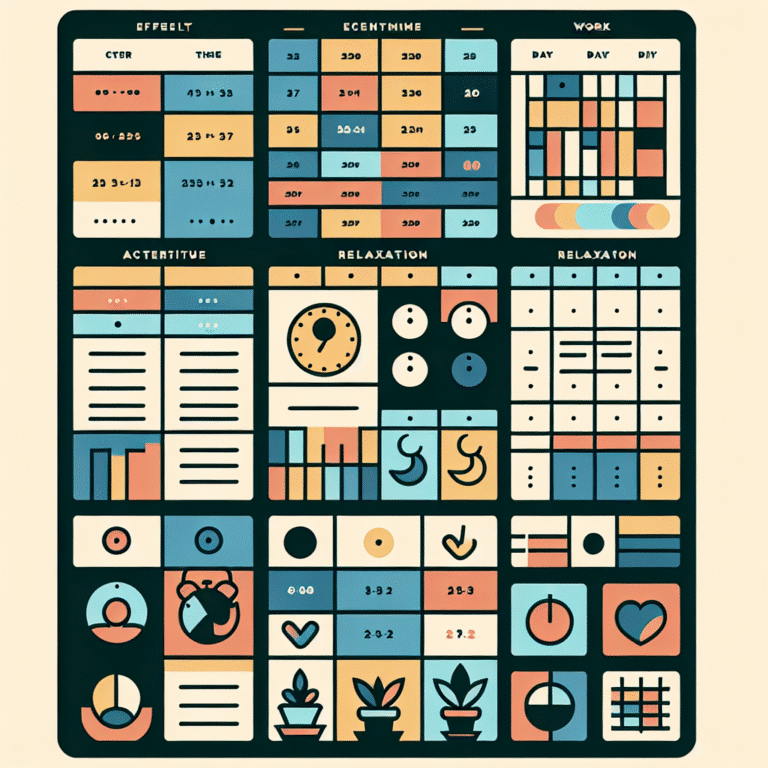 templates de agenda diária para uma rotina eficiente